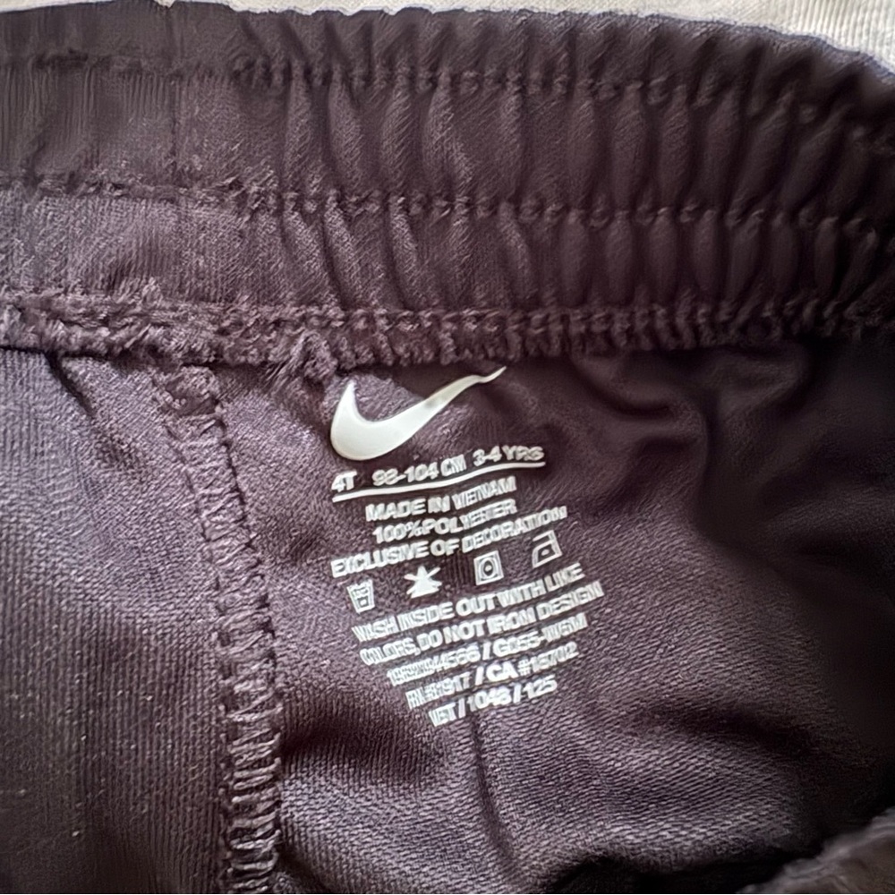Nike Todder Boy Cotton Blend Top T-Shirt & Short Set Black Heather Gray Size 4T